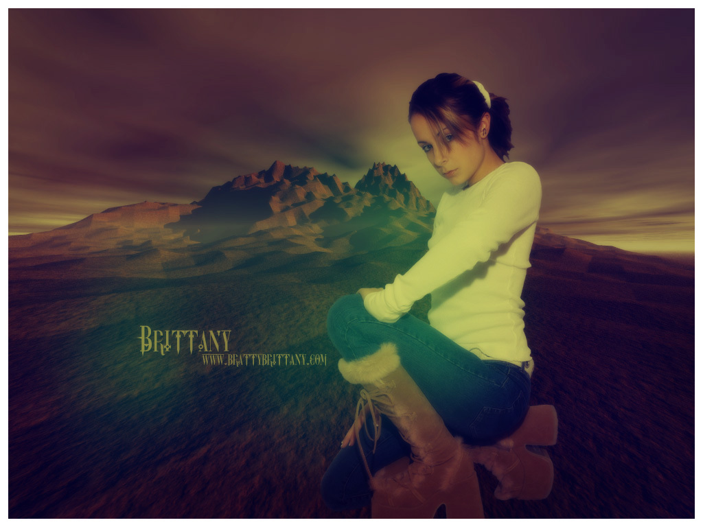 Bratty Brittany Wallpaper - 1024x768