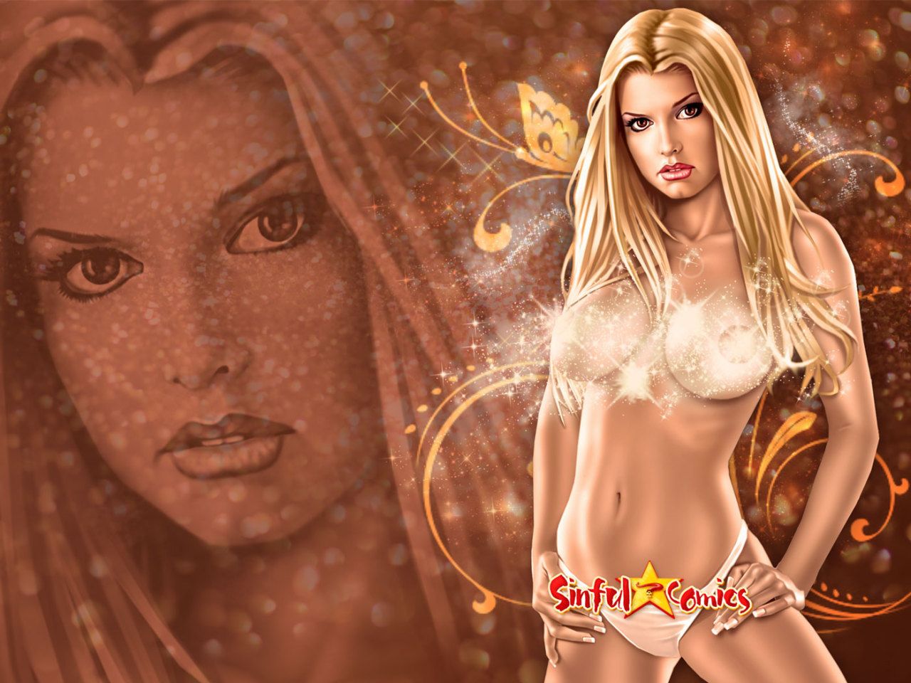 Sinful Comics Wallpaper - 1280x960